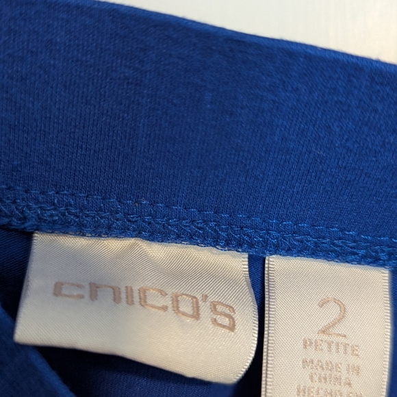 Chico's Blue Skirt - Picture 3 of 4